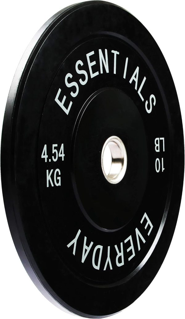 Olympic Barbell 2-Inch Rubber Bumper Plate Weight Set for Strength Training, Multiple Options - Image 42
