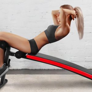 Sit Up Bench Utility Bench Crunch Ab Bench for Strength Training and Home Gym Workouts