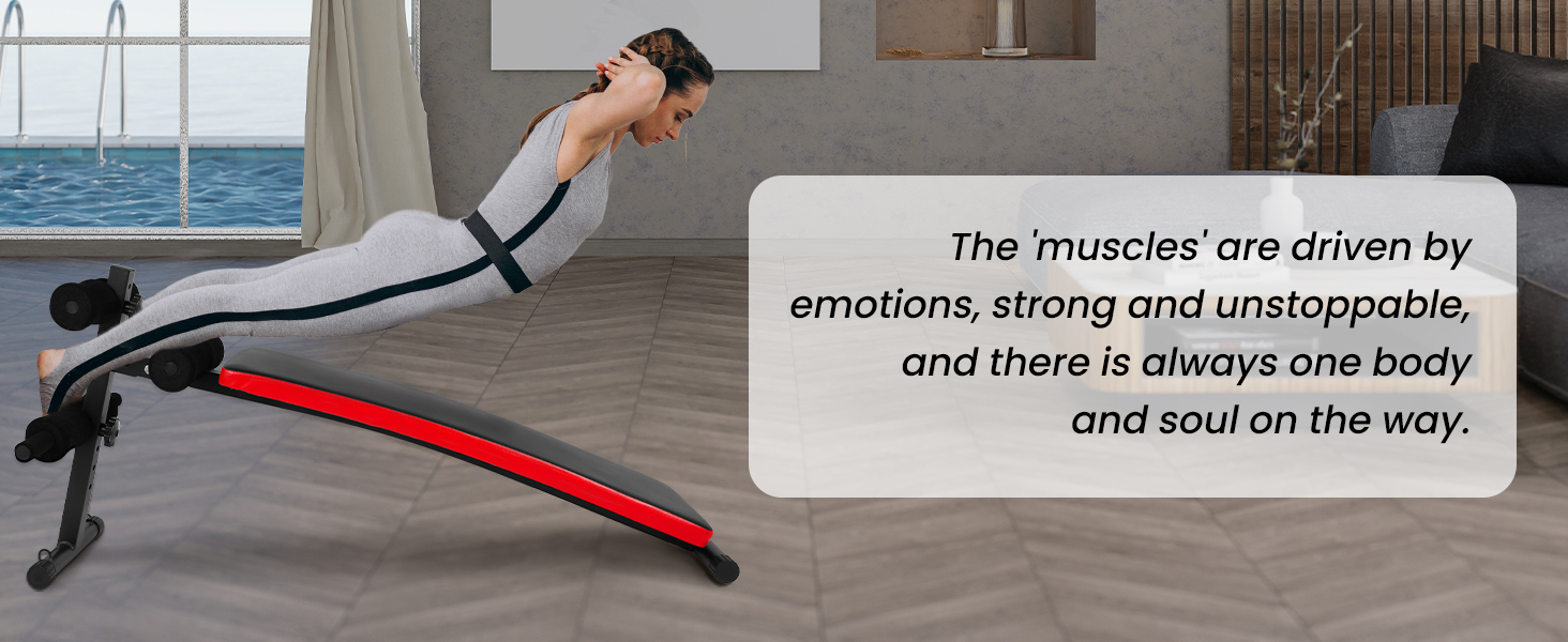 Crunch Ab Bench for Strength Training