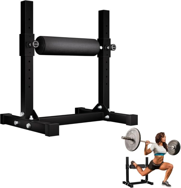 Bulgarian Split Squat Stand, Single Leg Squat Roller, One Leg Squat Stand, Stand-Alone Machine Leg Curl for Lower Body training
