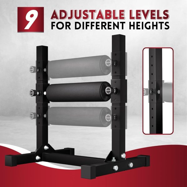 Bulgarian Split Squat Stand, Single Leg Squat Roller, One Leg Squat Stand, Stand-Alone Machine Leg Curl for Lower Body training - Image 3