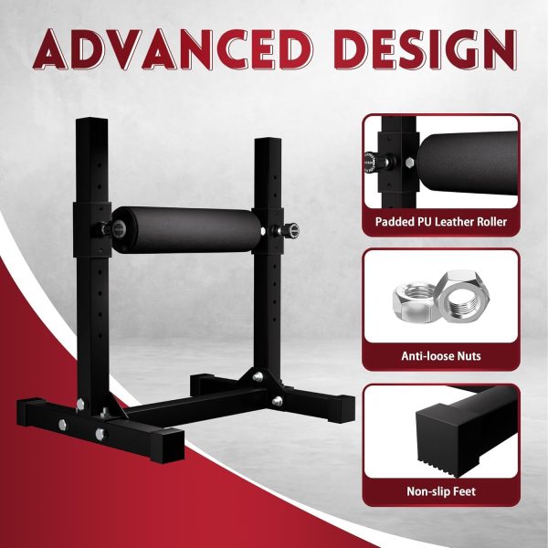 Bulgarian Split Squat Stand, Single Leg Squat Roller, One Leg Squat Stand, Stand-Alone Machine Leg Curl for Lower Body training - Image 4