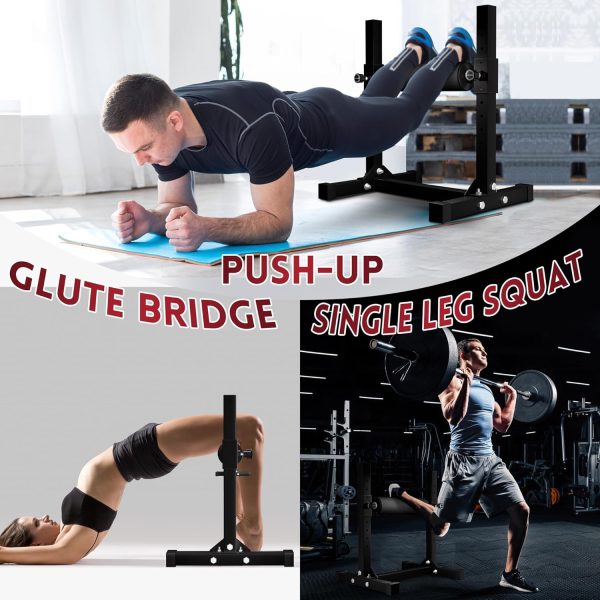 Bulgarian Split Squat Stand, Single Leg Squat Roller, One Leg Squat Stand, Stand-Alone Machine Leg Curl for Lower Body training - Image 7