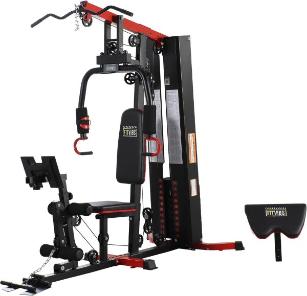 Home Gym, Multifunctional Workout Equipment with Leg Press, Exercise Equipment for Home with Pulley System - Image 8