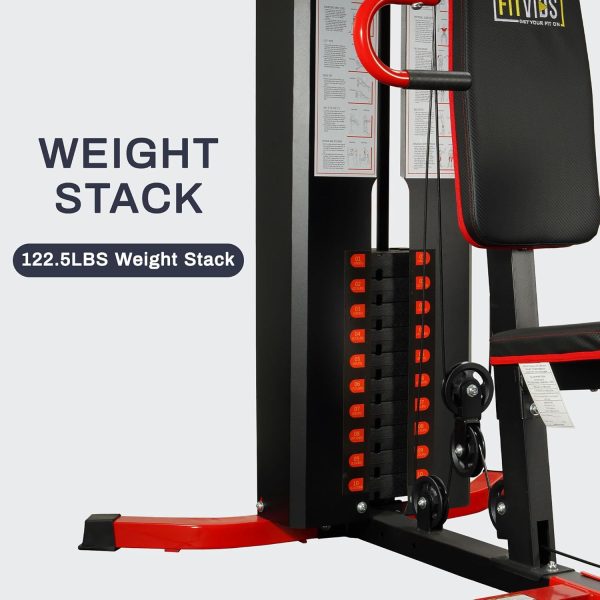 Home Gym, Multifunctional Workout Equipment with Leg Press, Exercise Equipment for Home with Pulley System - Image 13