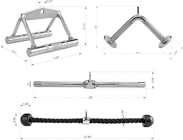 Home Gym, Multifunctional Workout Equipment with Leg Press, Exercise Equipment for Home with Pulley System - Image 20